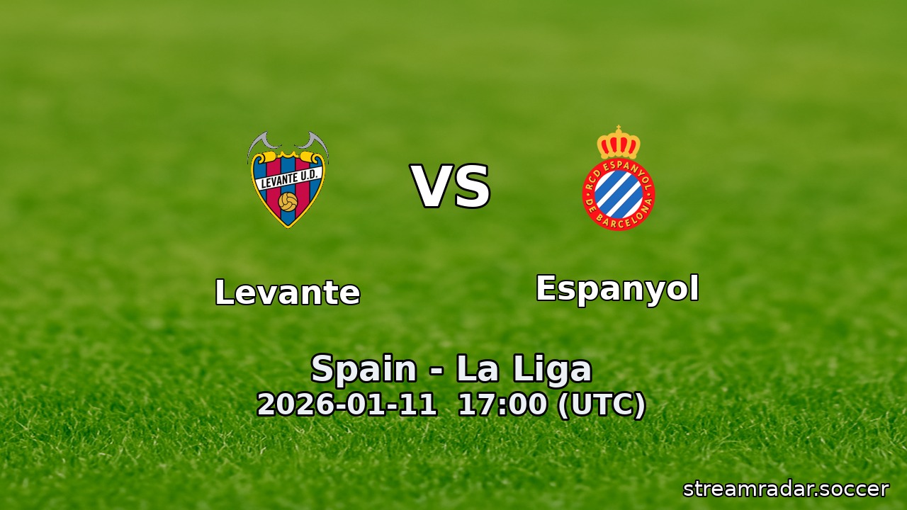 Levante vs Espanyol