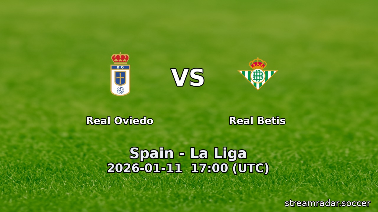 Real Oviedo vs Real Betis