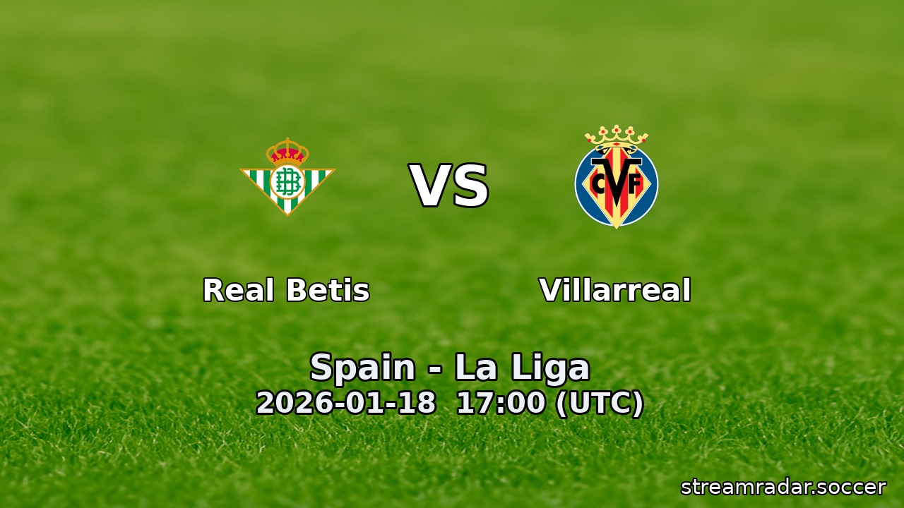 Real Betis vs Villarreal