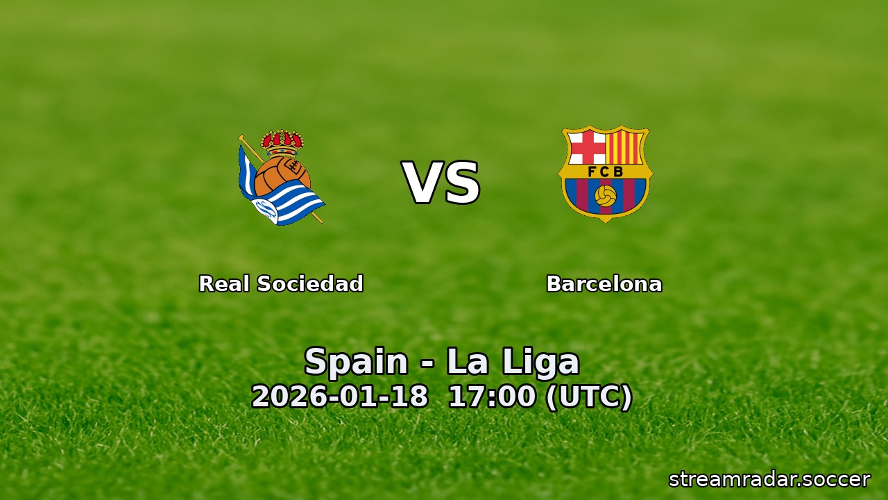 Real Sociedad vs Barcelona