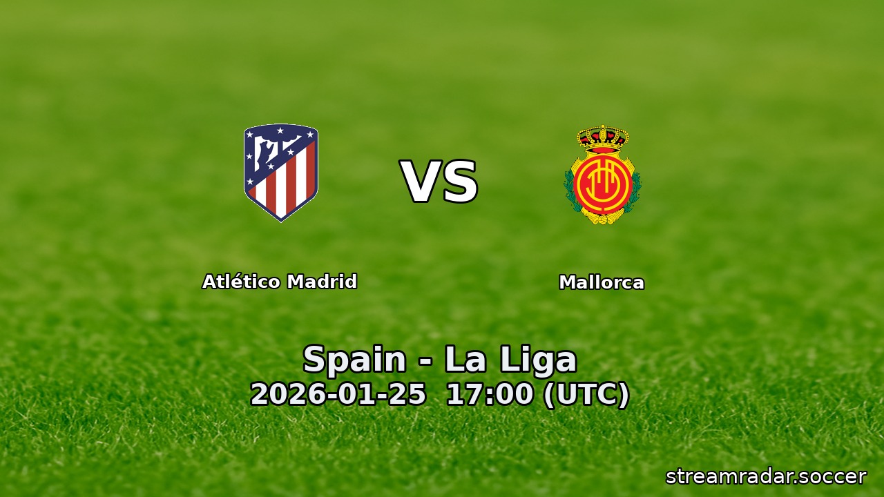 Atlético Madrid vs Mallorca