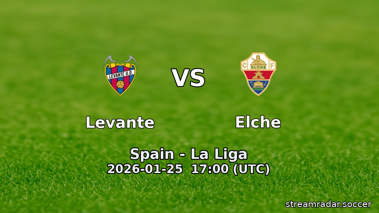 Levante vs Elche