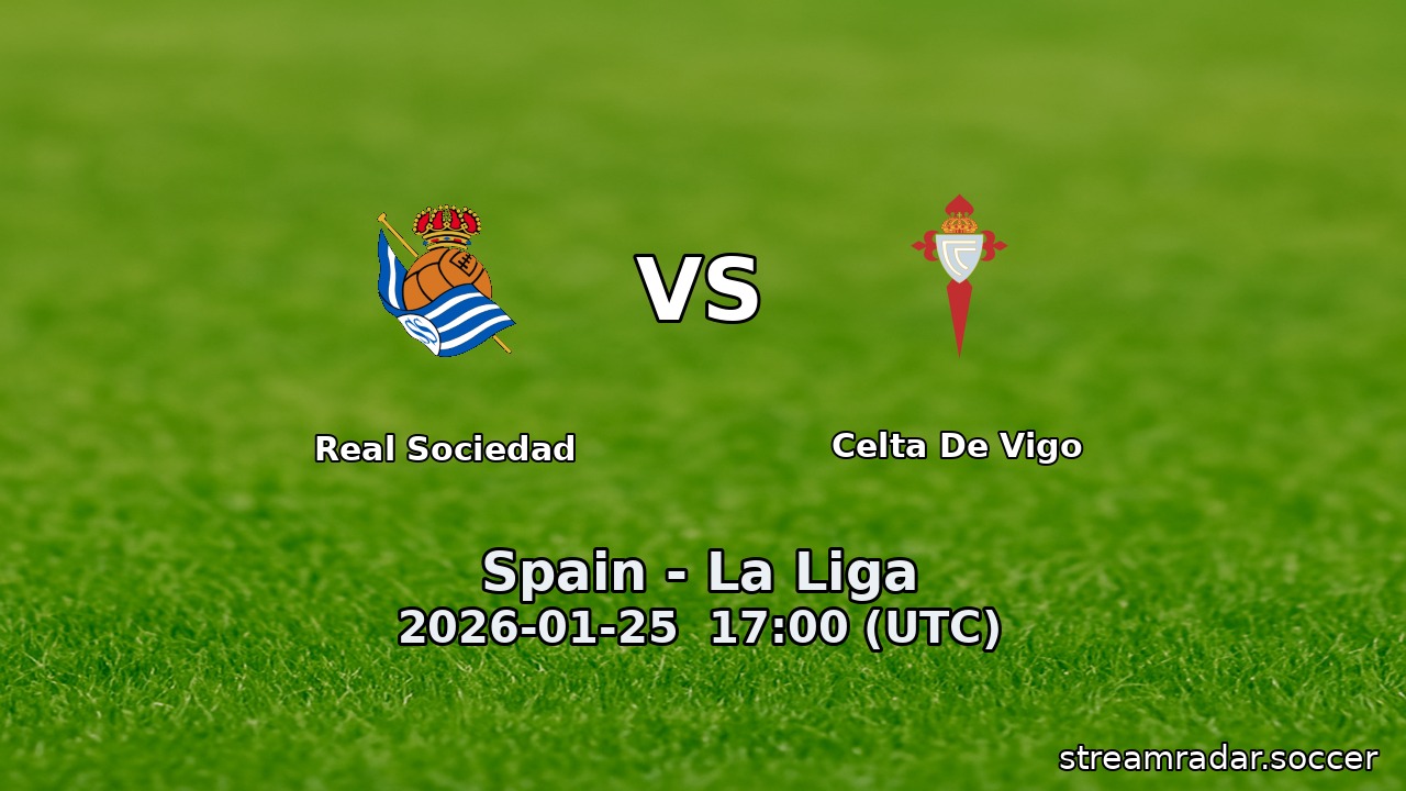 Real Sociedad vs Celta De Vigo