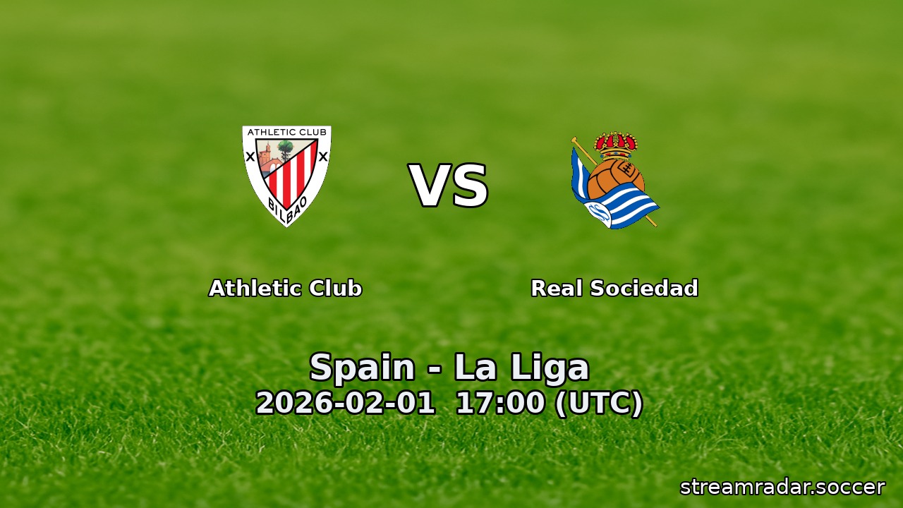 Athletic Club vs Real Sociedad