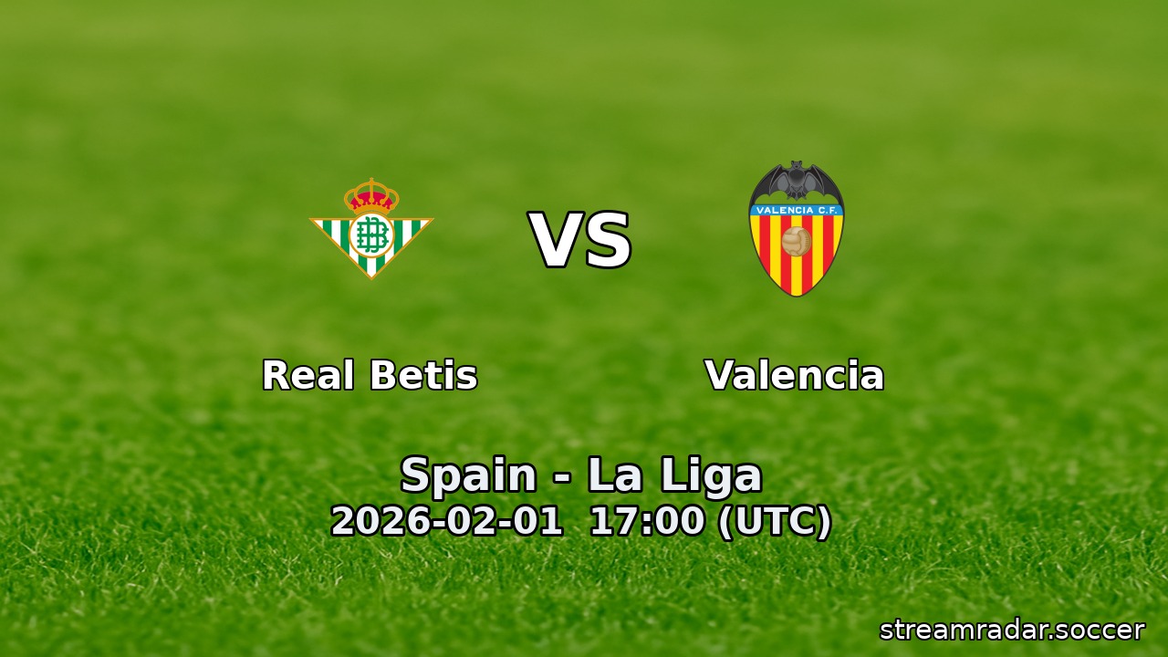 Real Betis vs Valencia