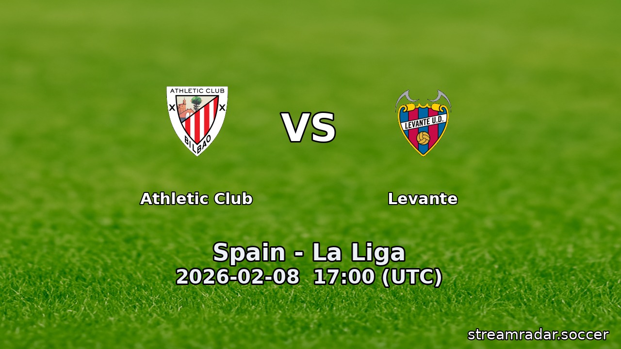 Athletic Club vs Levante