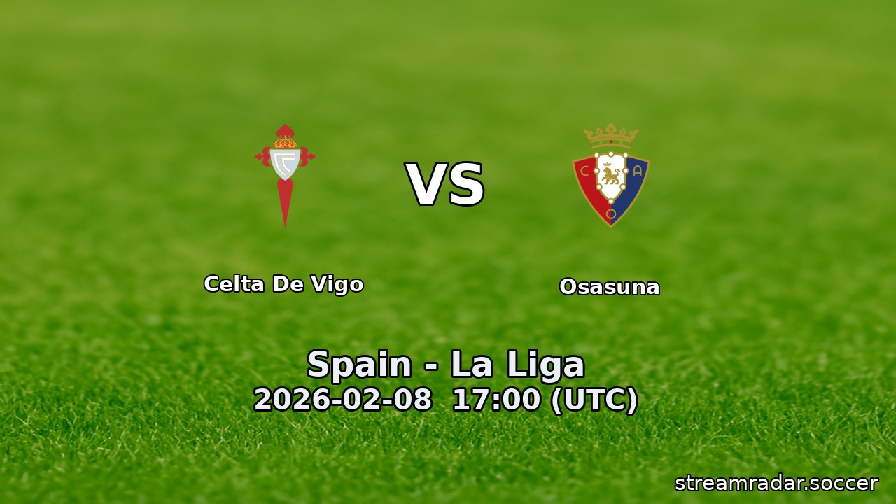 Celta De Vigo vs Osasuna