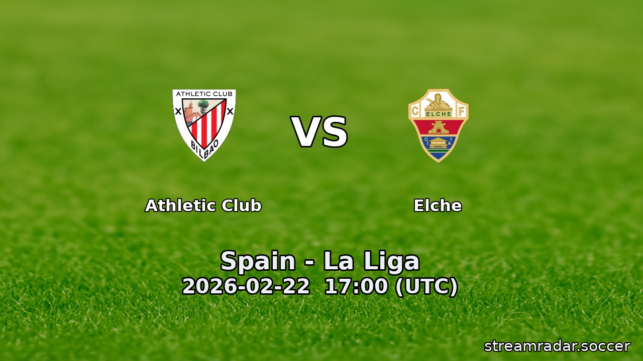 Athletic Club vs Elche