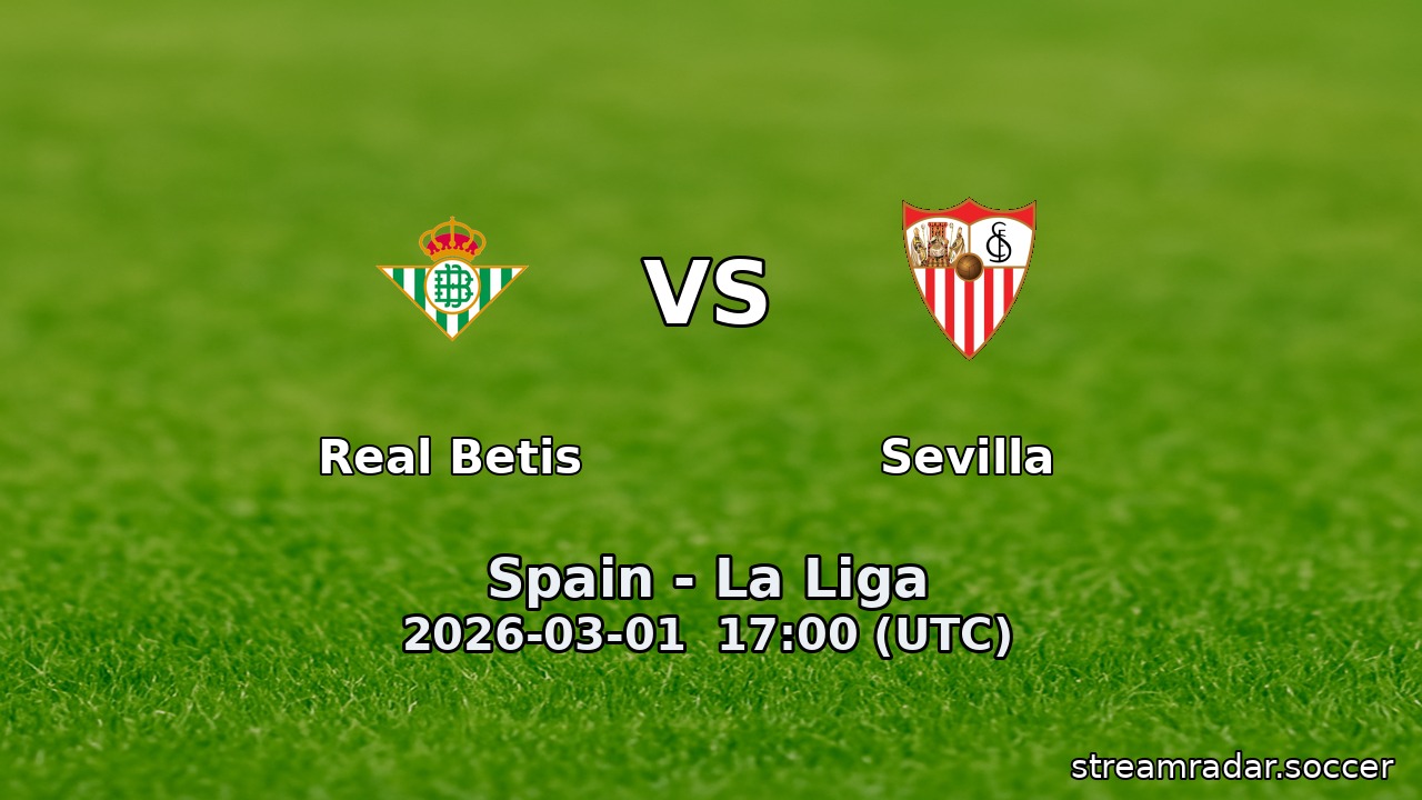 Real Betis vs Sevilla
