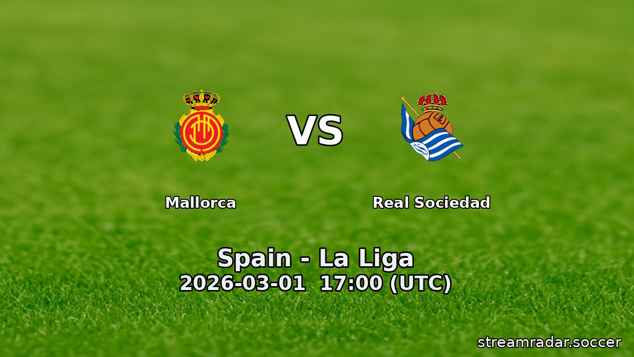 Mallorca vs Real Sociedad