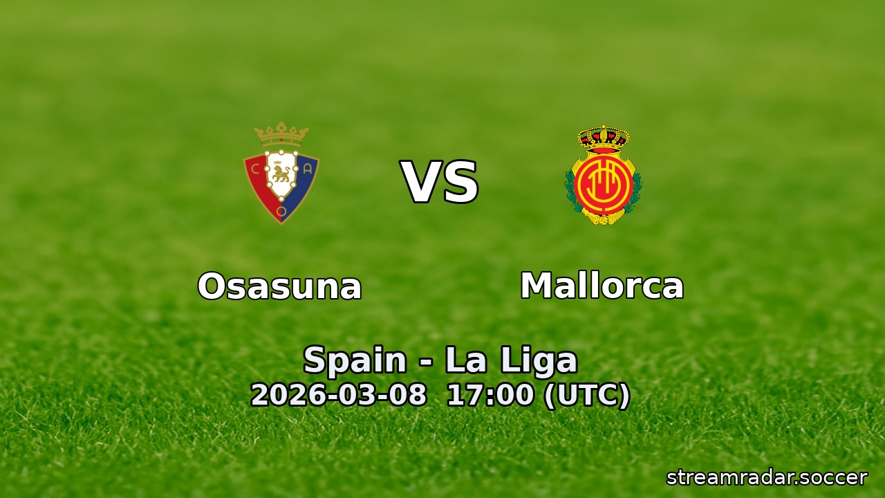Osasuna vs Mallorca