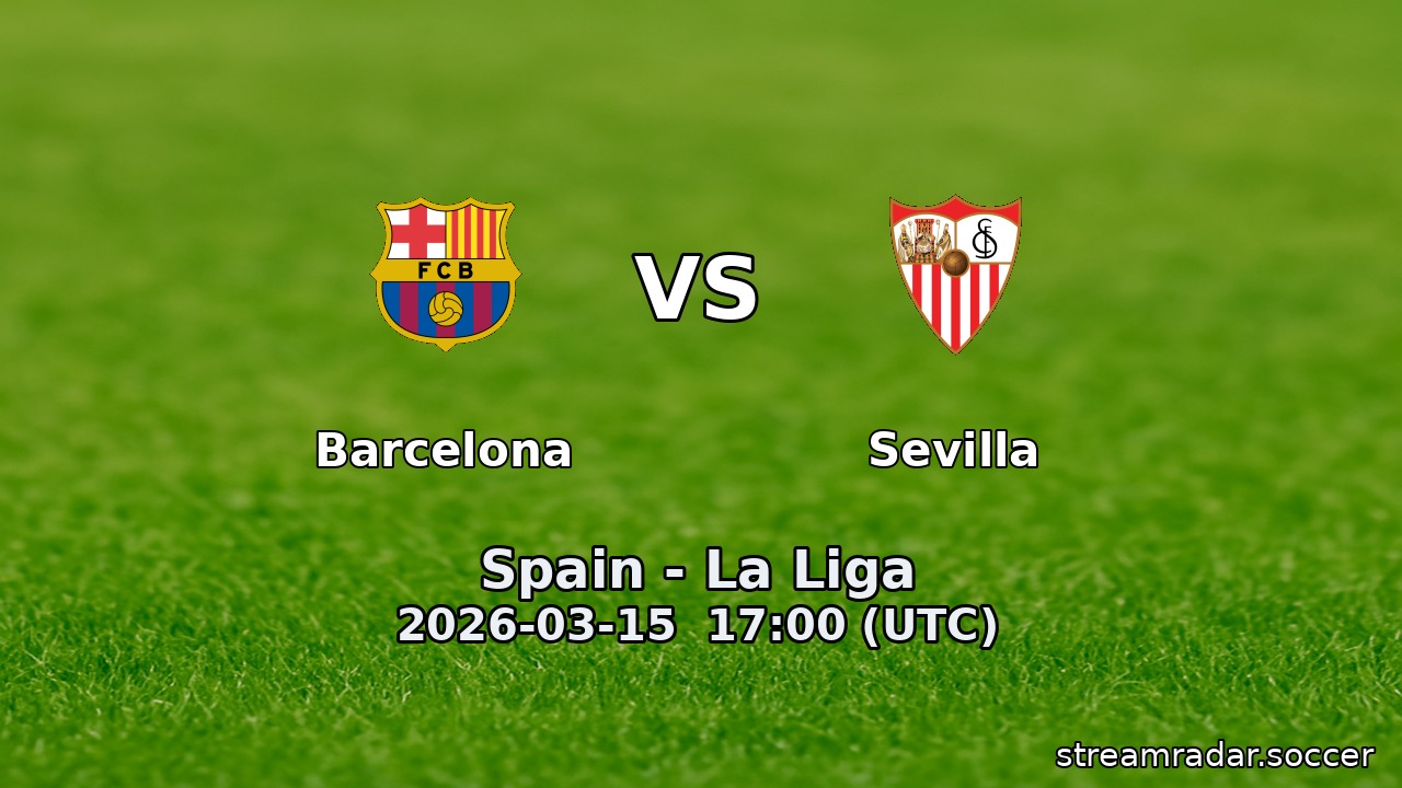 Barcelona vs Sevilla