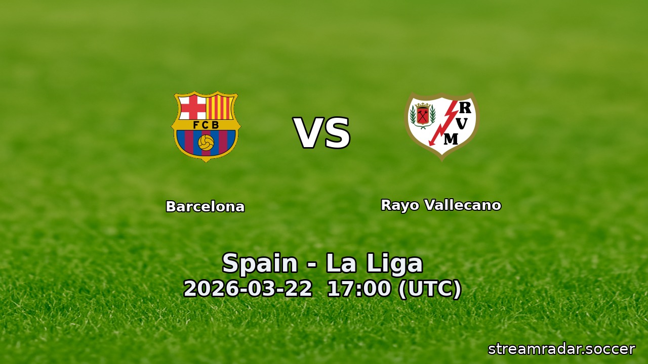 Barcelona vs Rayo Vallecano
