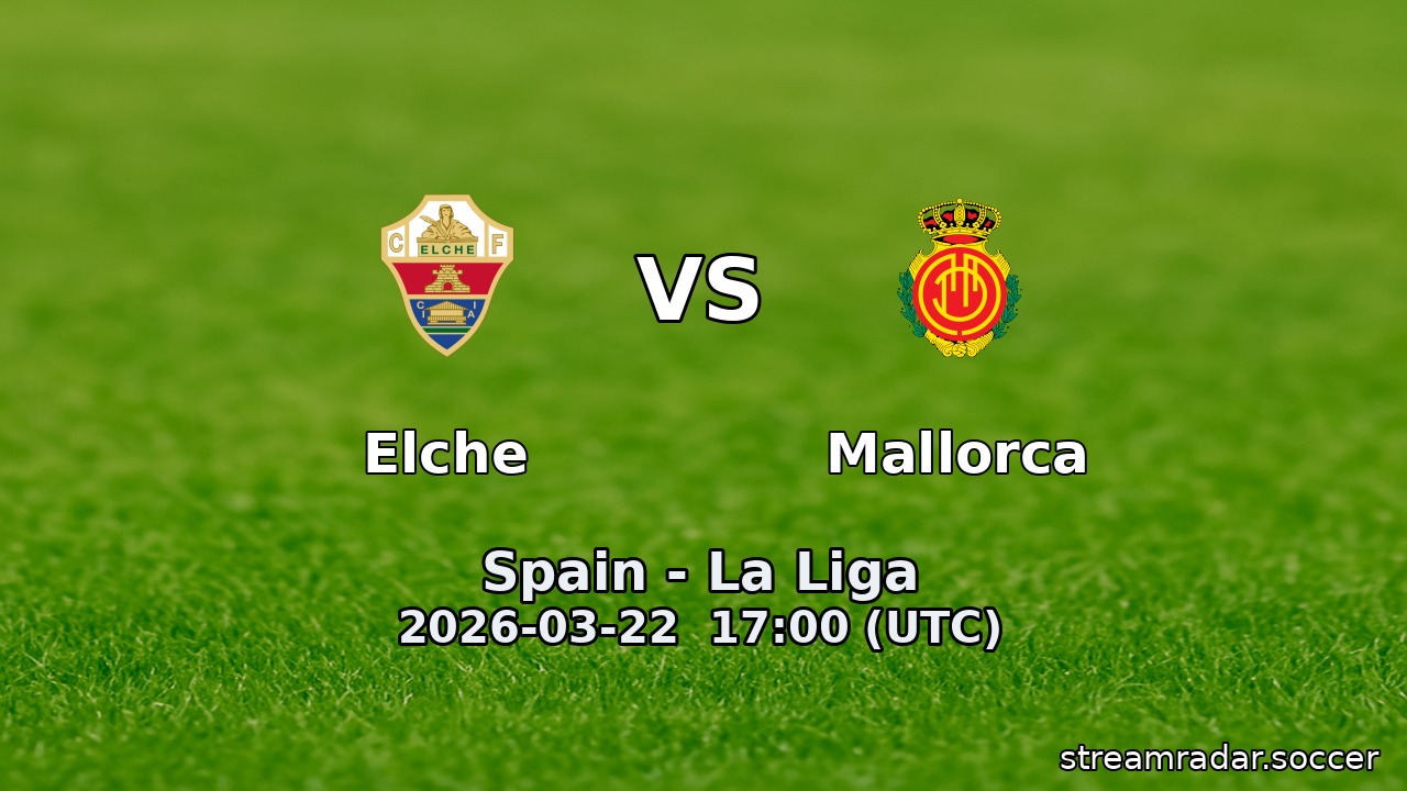 Elche vs Mallorca