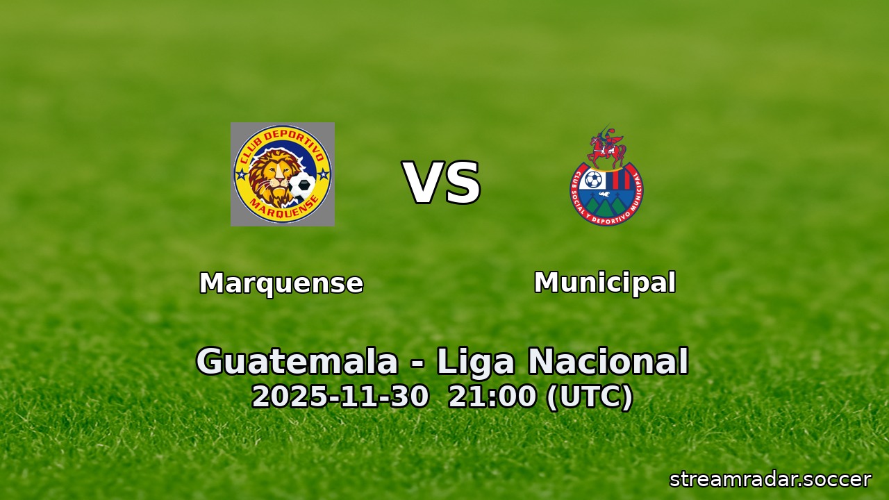 Marquense vs Municipal
