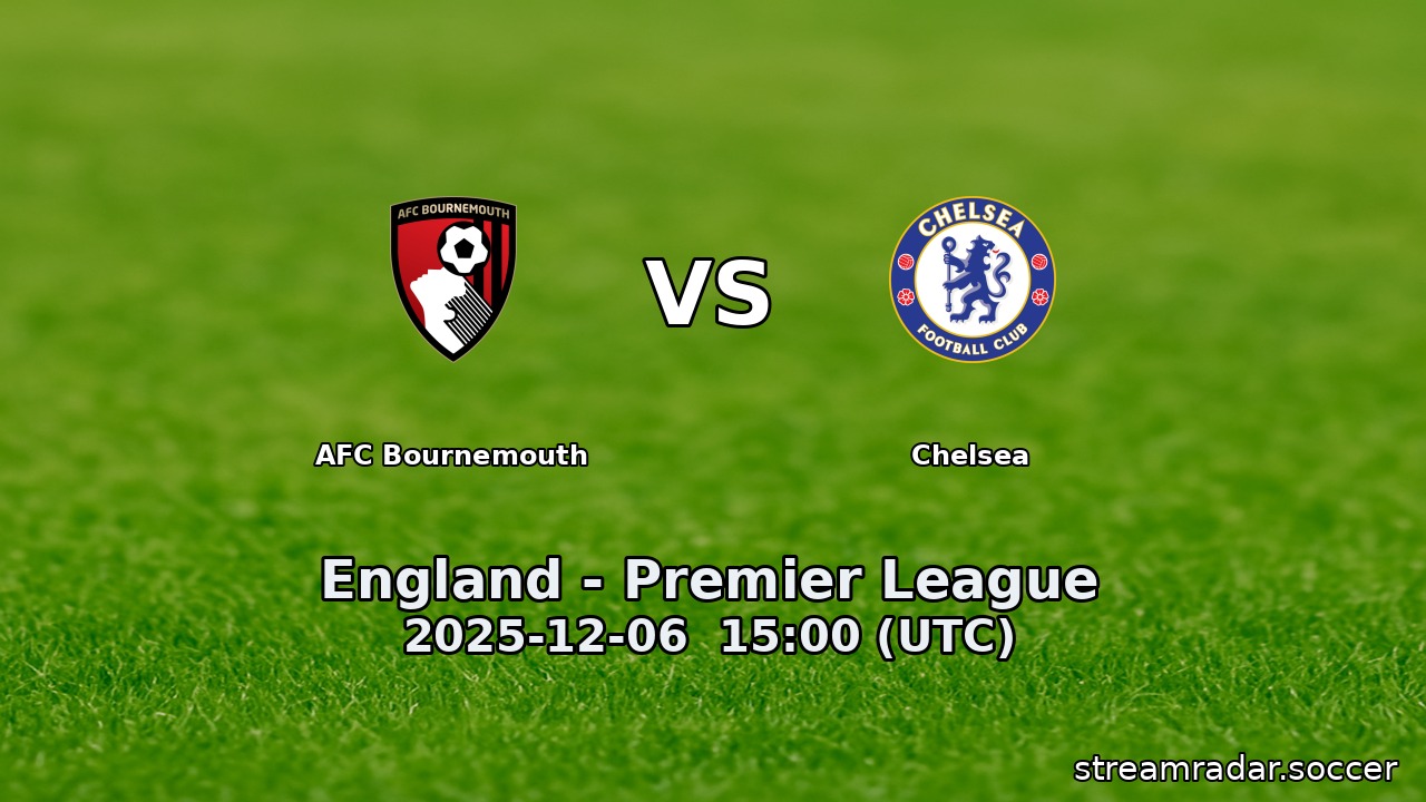 AFC Bournemouth vs Chelsea