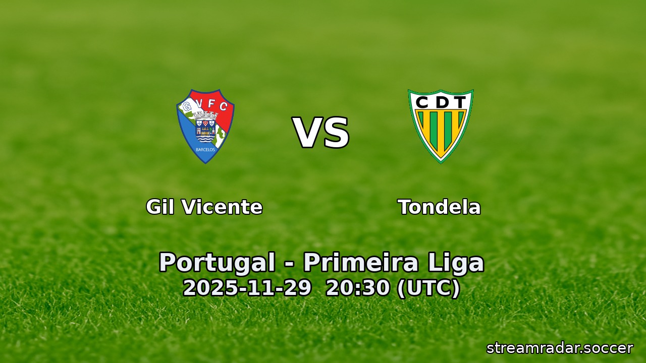 Gil Vicente vs Tondela