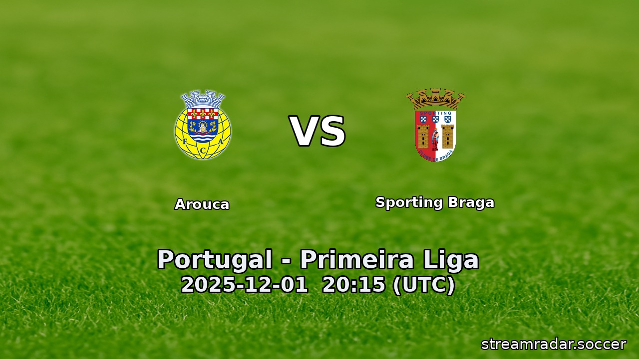 Arouca vs Sporting Braga