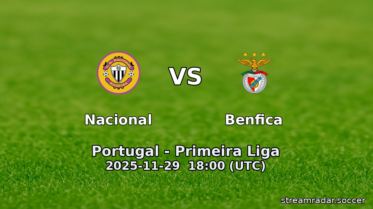 Nacional vs Benfica