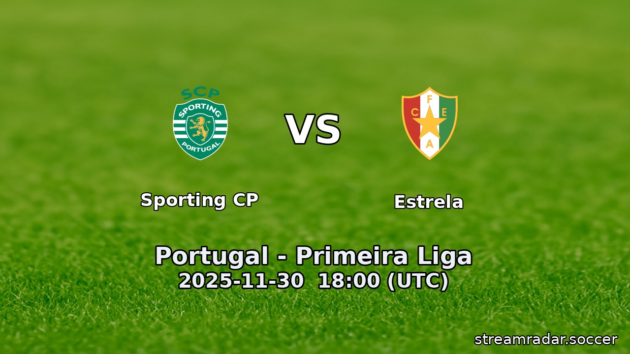 Sporting CP vs Estrela