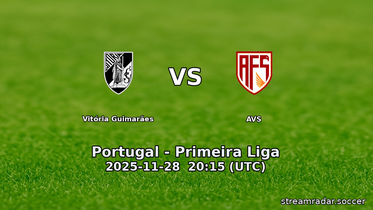 Vitória Guimarães vs AVS