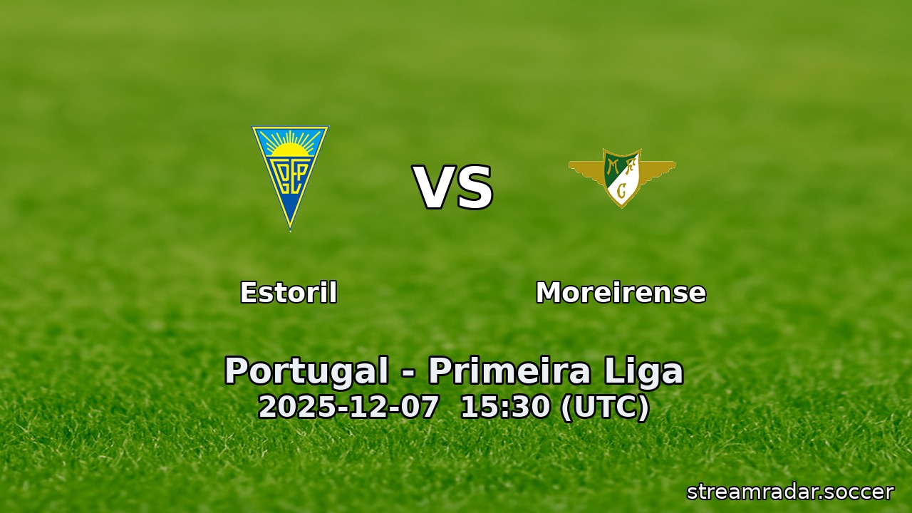 Estoril vs Moreirense