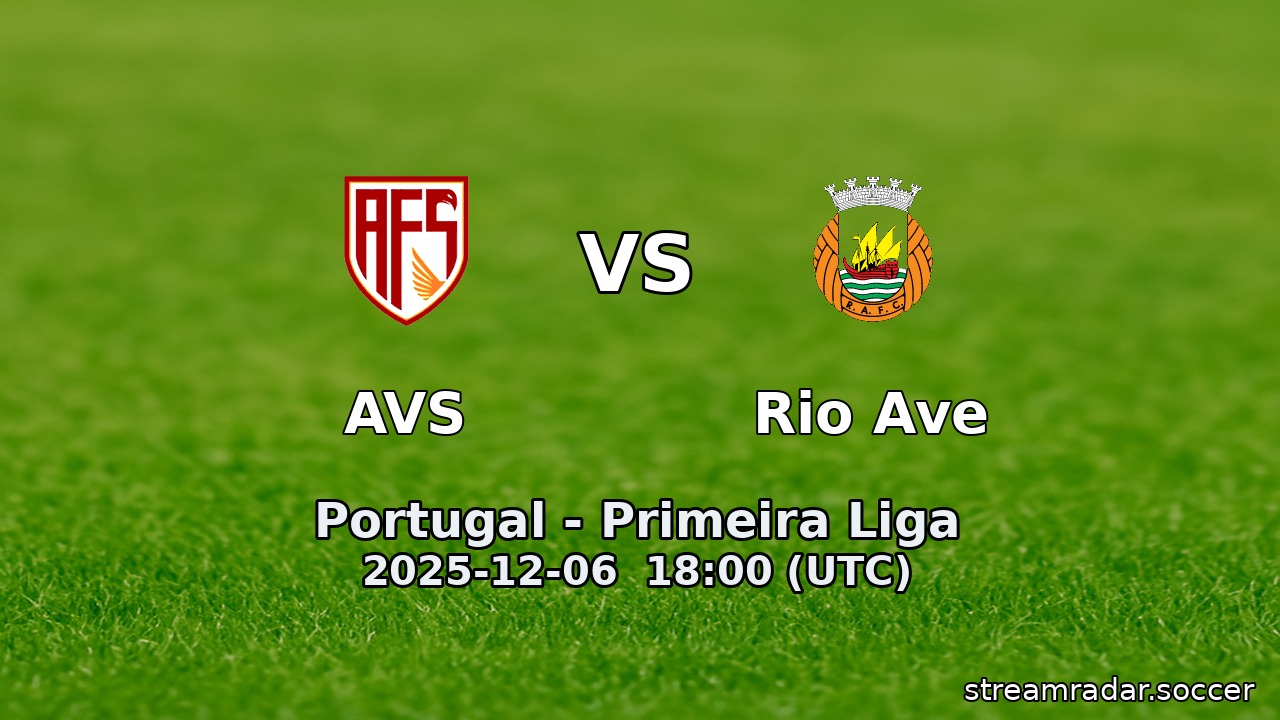 AVS vs Rio Ave