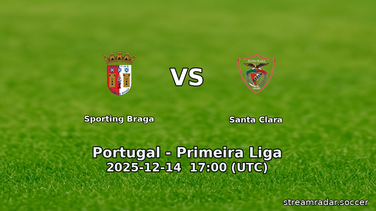Sporting Braga vs Santa Clara