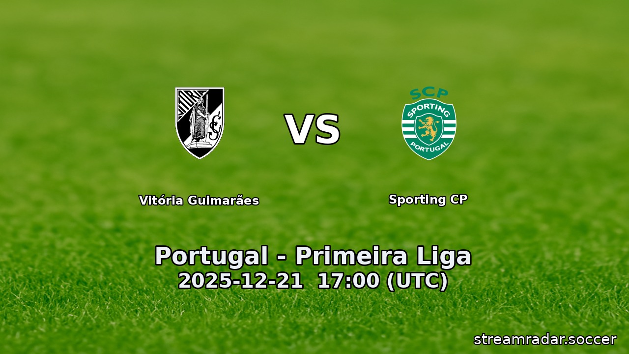 Vitória Guimarães vs Sporting CP