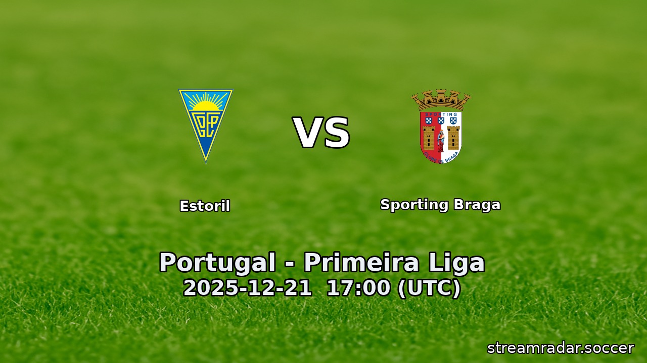 Estoril vs Sporting Braga