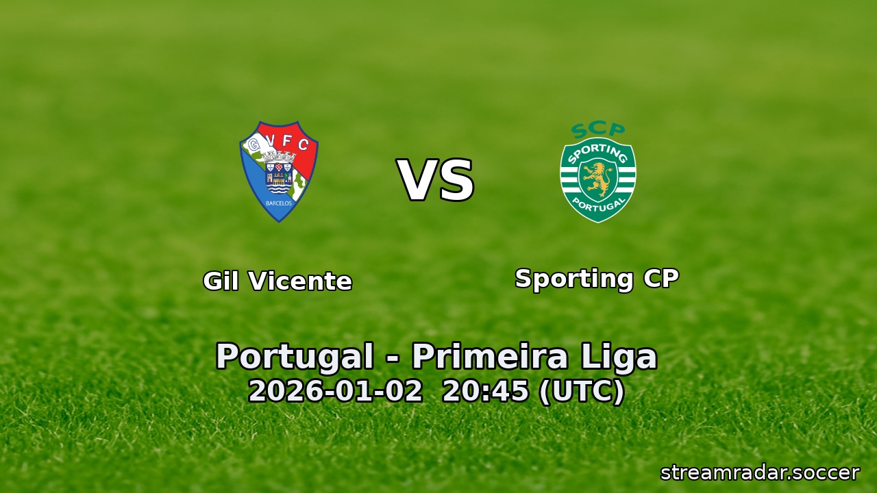 Gil Vicente vs Sporting CP