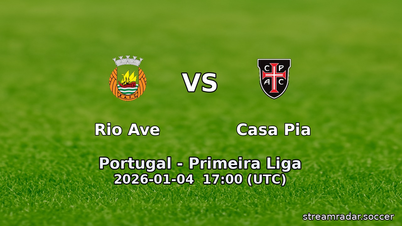 Rio Ave vs Casa Pia