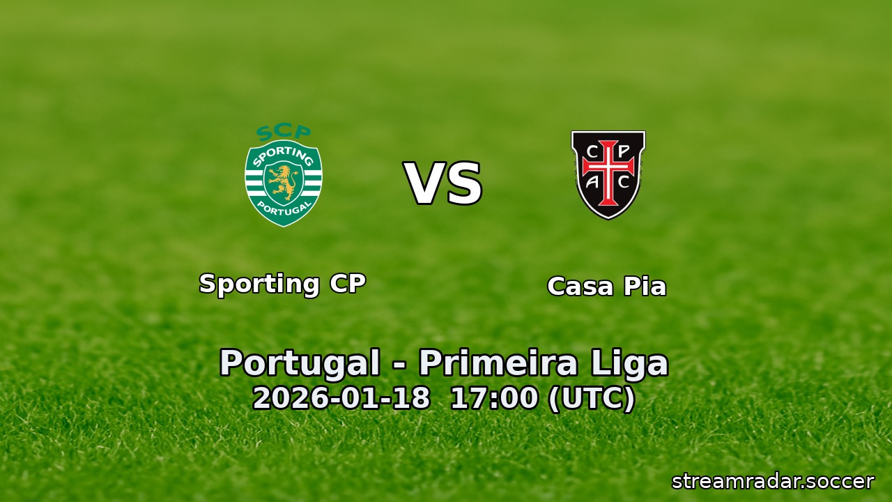Sporting CP vs Casa Pia