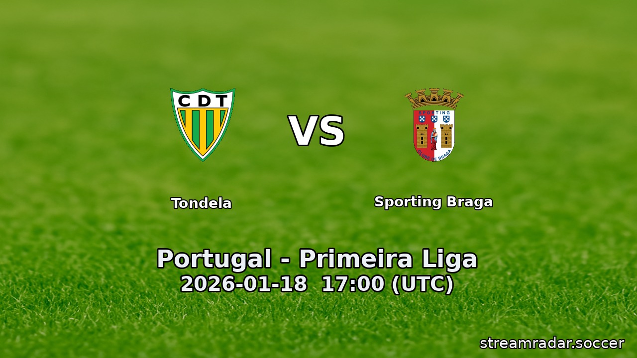 Tondela vs Sporting Braga