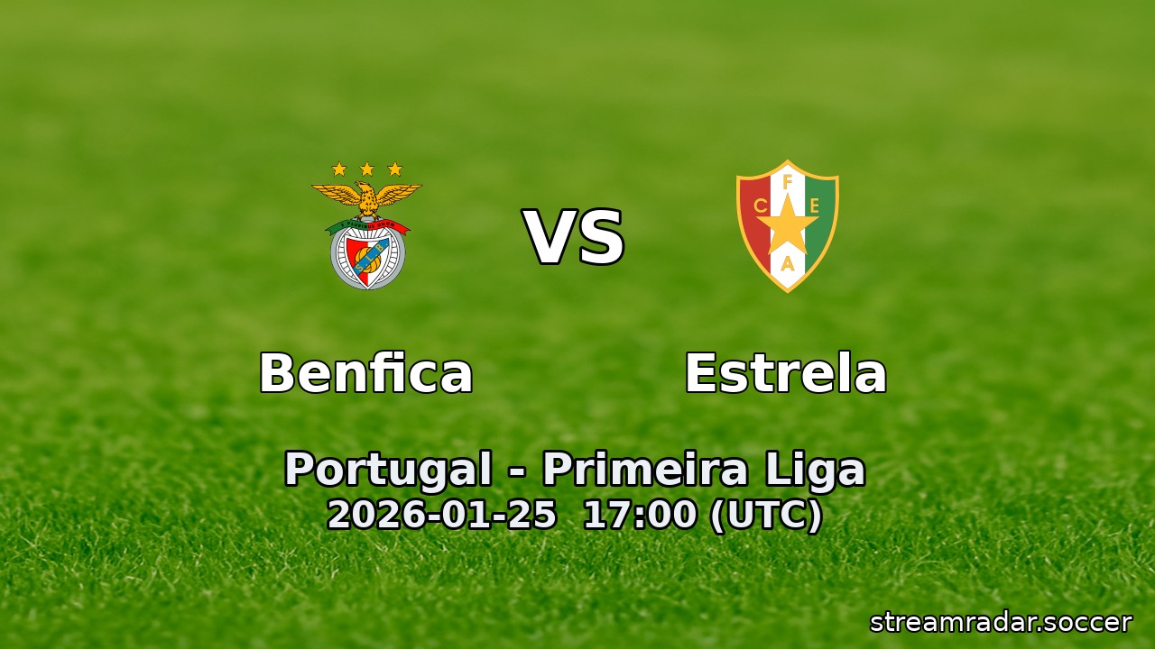 Benfica vs Estrela