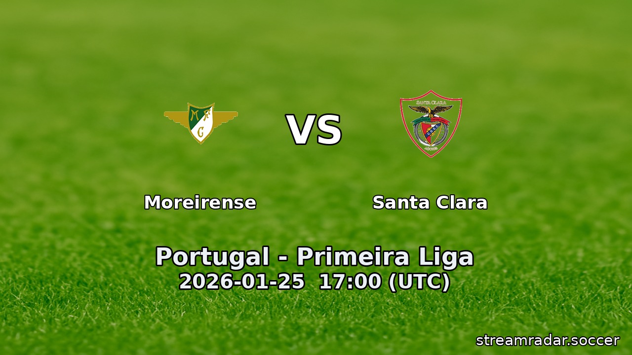 Moreirense vs Santa Clara