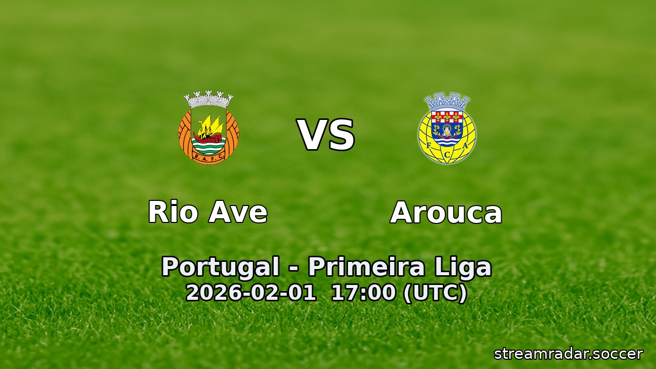 Rio Ave vs Arouca