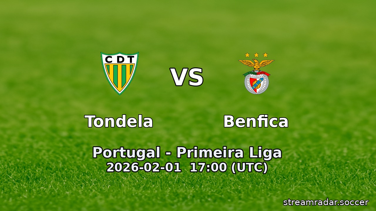 Tondela vs Benfica