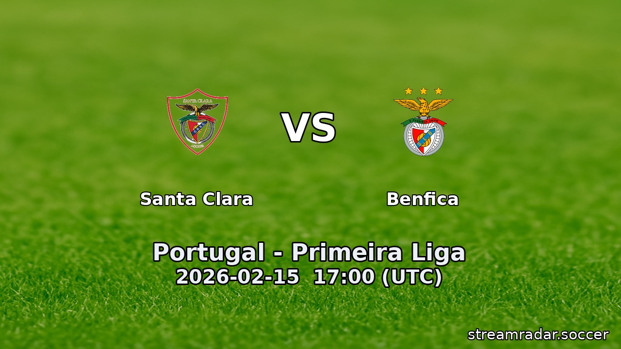 Santa Clara vs Benfica