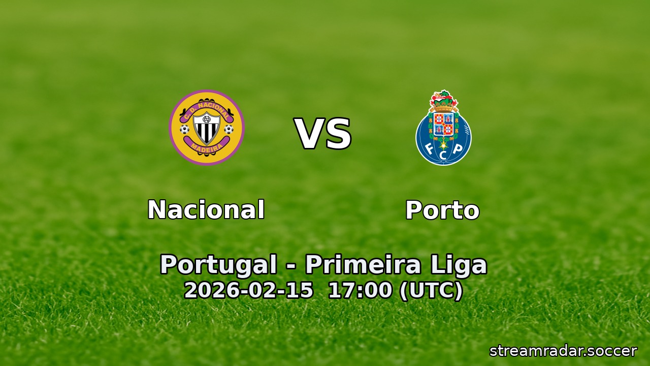 Nacional vs Porto