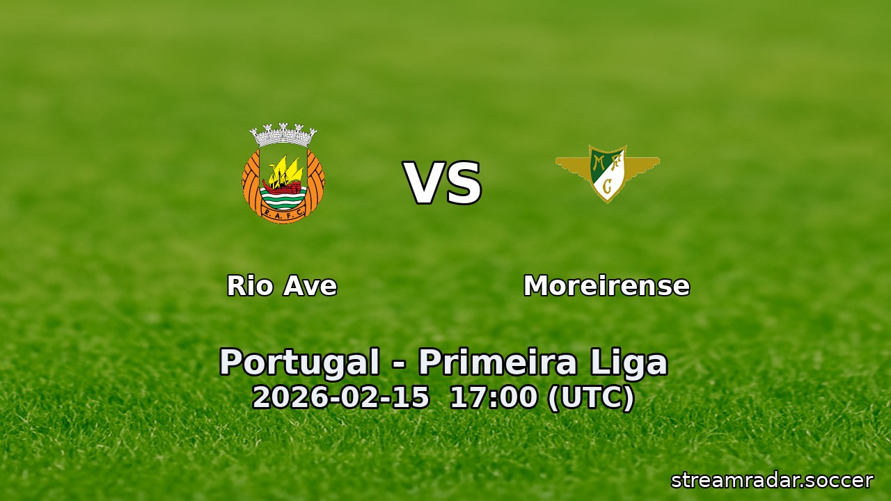 Rio Ave vs Moreirense
