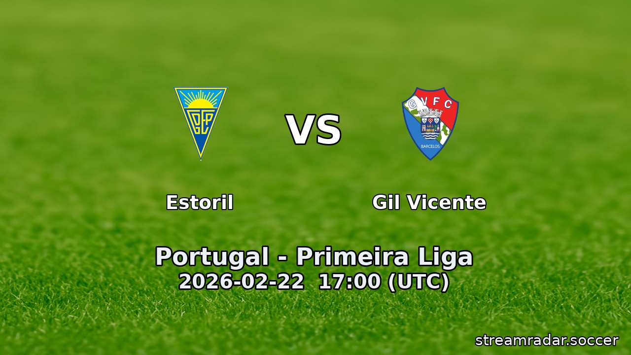 Estoril vs Gil Vicente