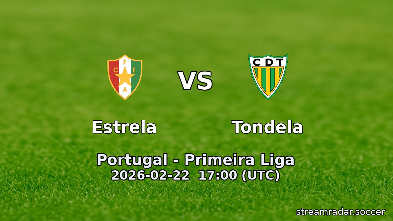 Estrela vs Tondela