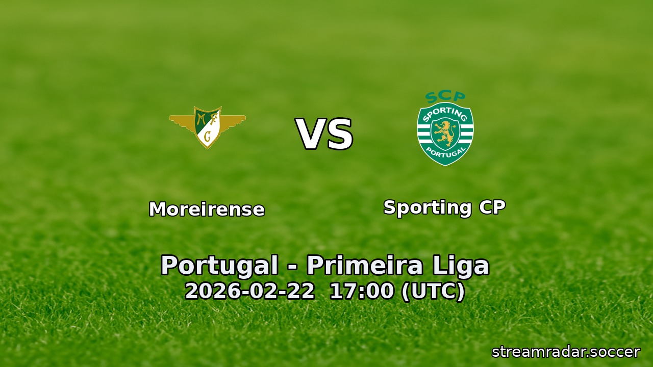 Moreirense vs Sporting CP