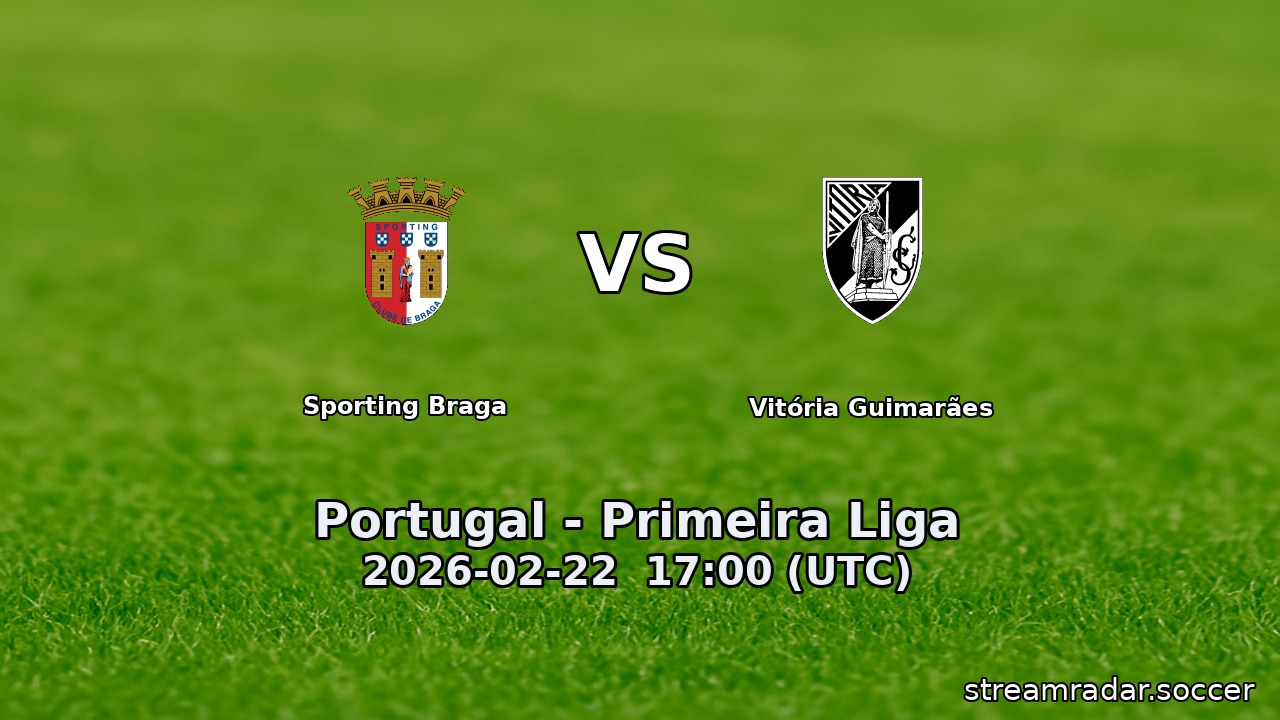 Sporting Braga vs Vitória Guimarães