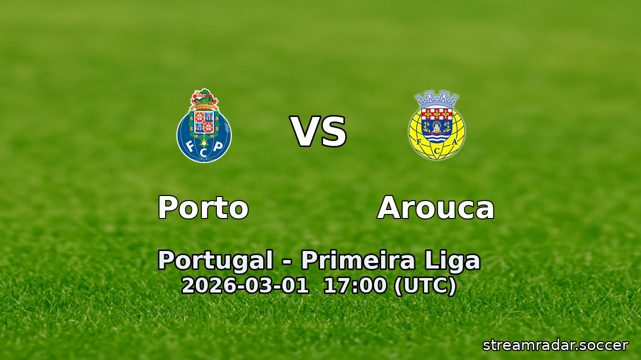 Porto vs Arouca