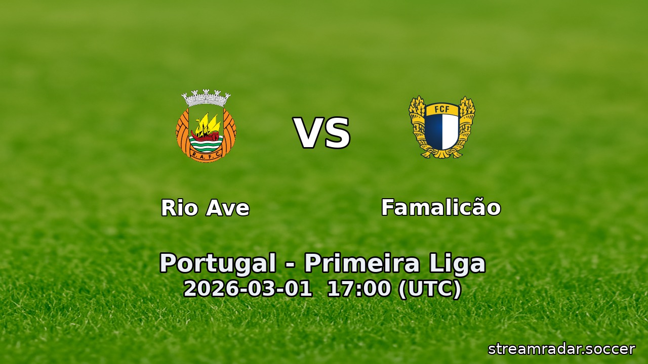 Rio Ave vs Famalicão