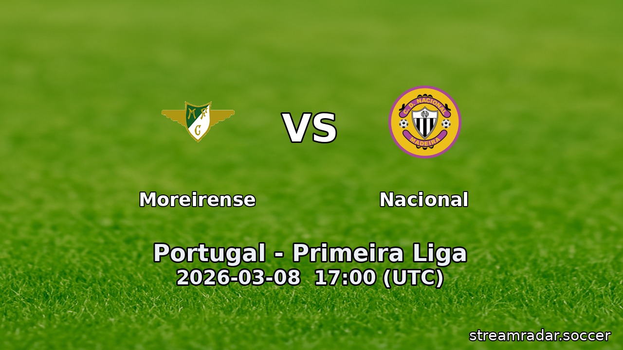 Moreirense vs Nacional