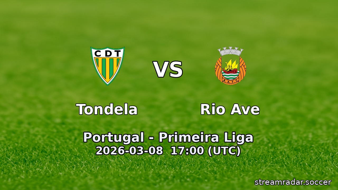 Tondela vs Rio Ave