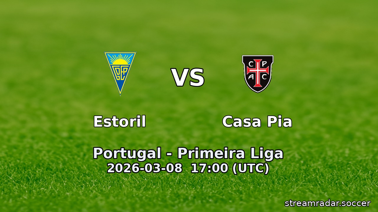Estoril vs Casa Pia